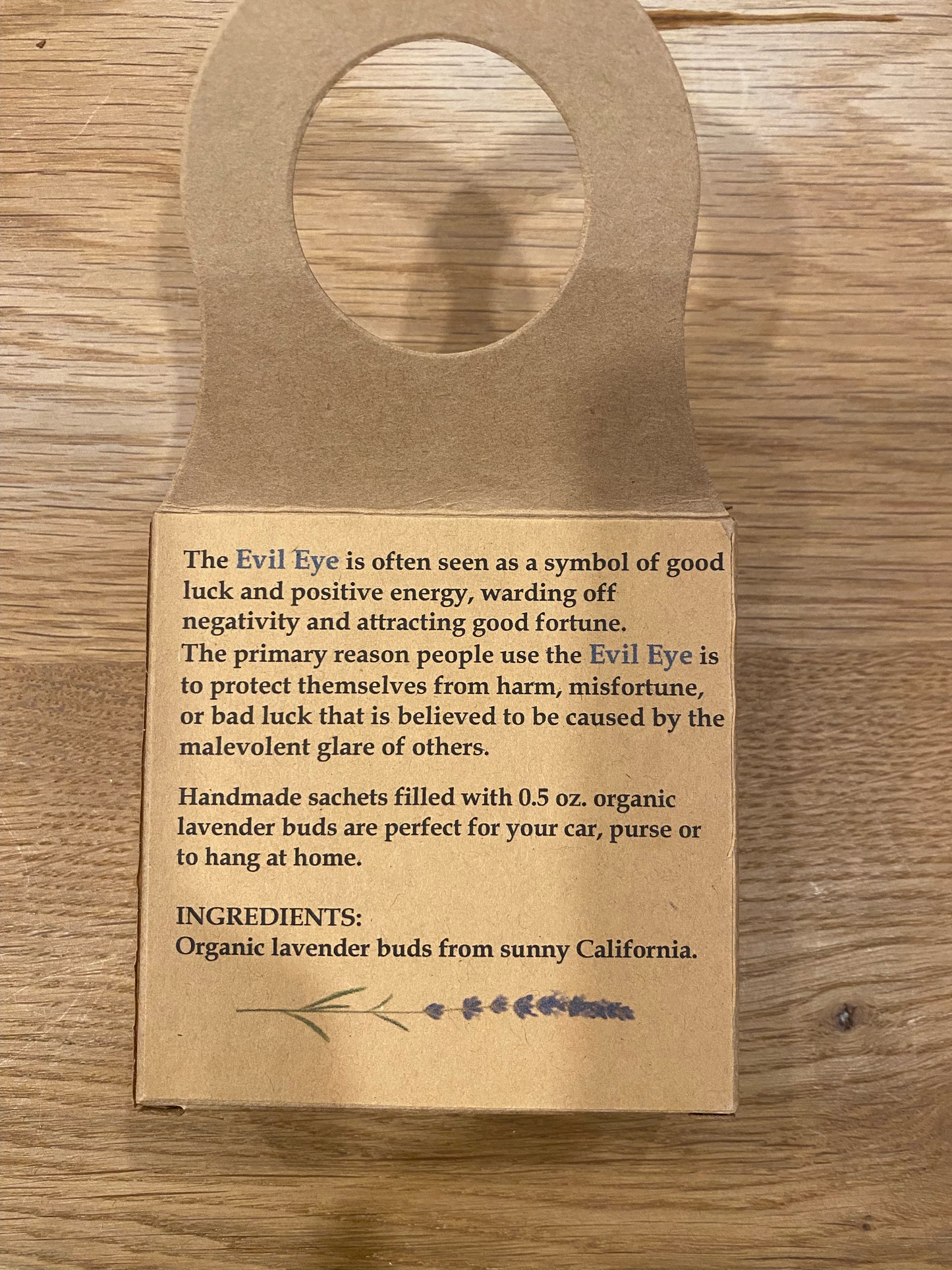 Evil Eye Sachet with hanging strap