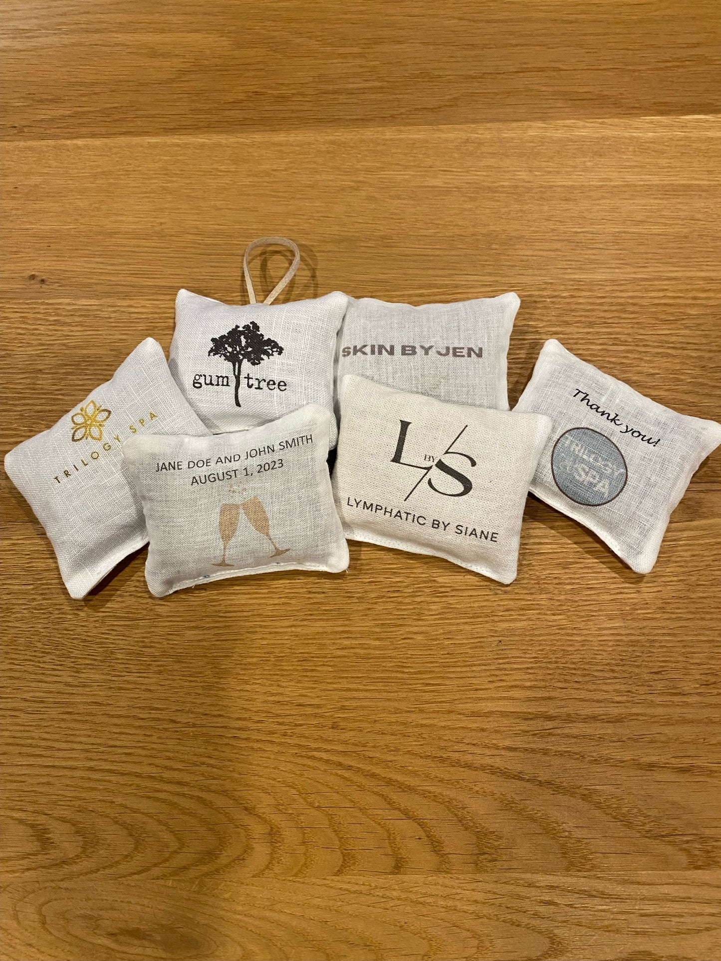 Business logo customizable lavender sachet