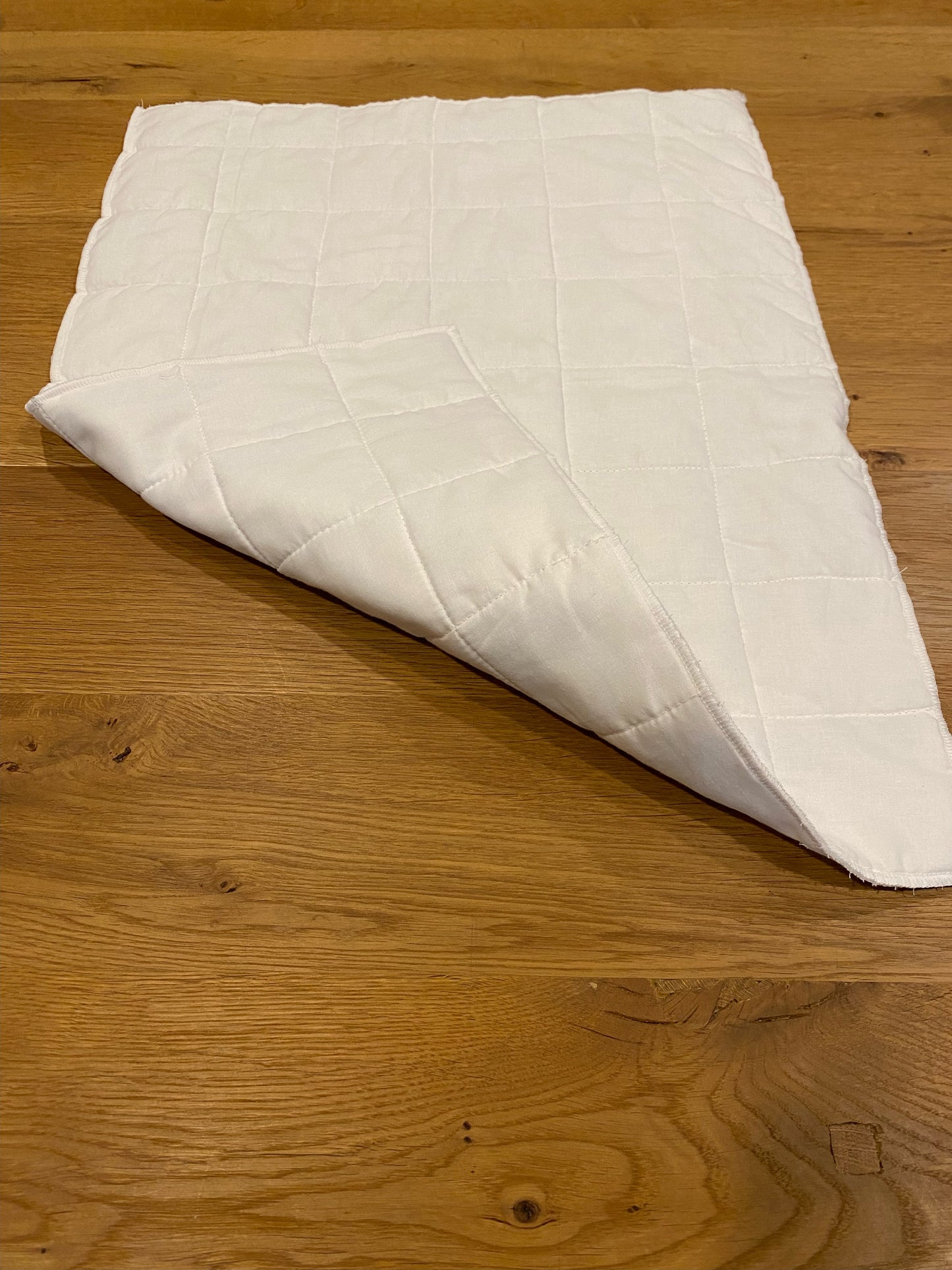 An Organic Lavender filled 100% cotton quilted pillow insert - 20in. x 28in. (to be used inside a jumbo pillow case)