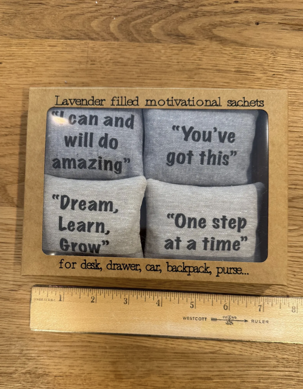 Bundle of Motivational Sachets (4) - brown box