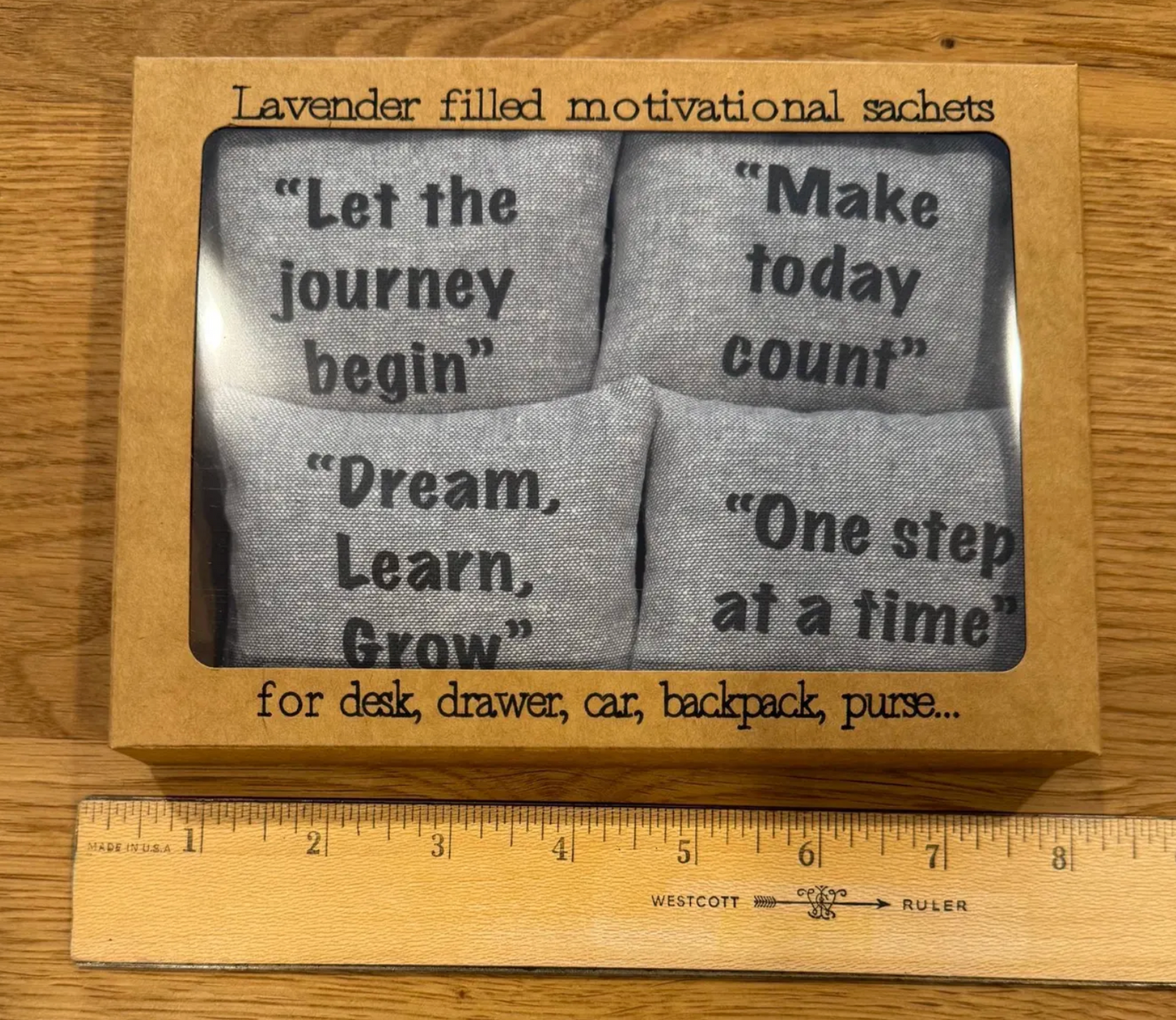 Bundle of Motivational Sachets (4) - brown box