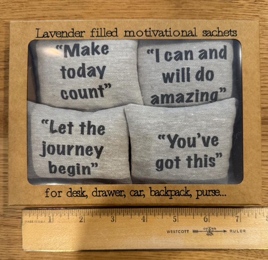 Bundle of Motivational Sachets (4) - brown box