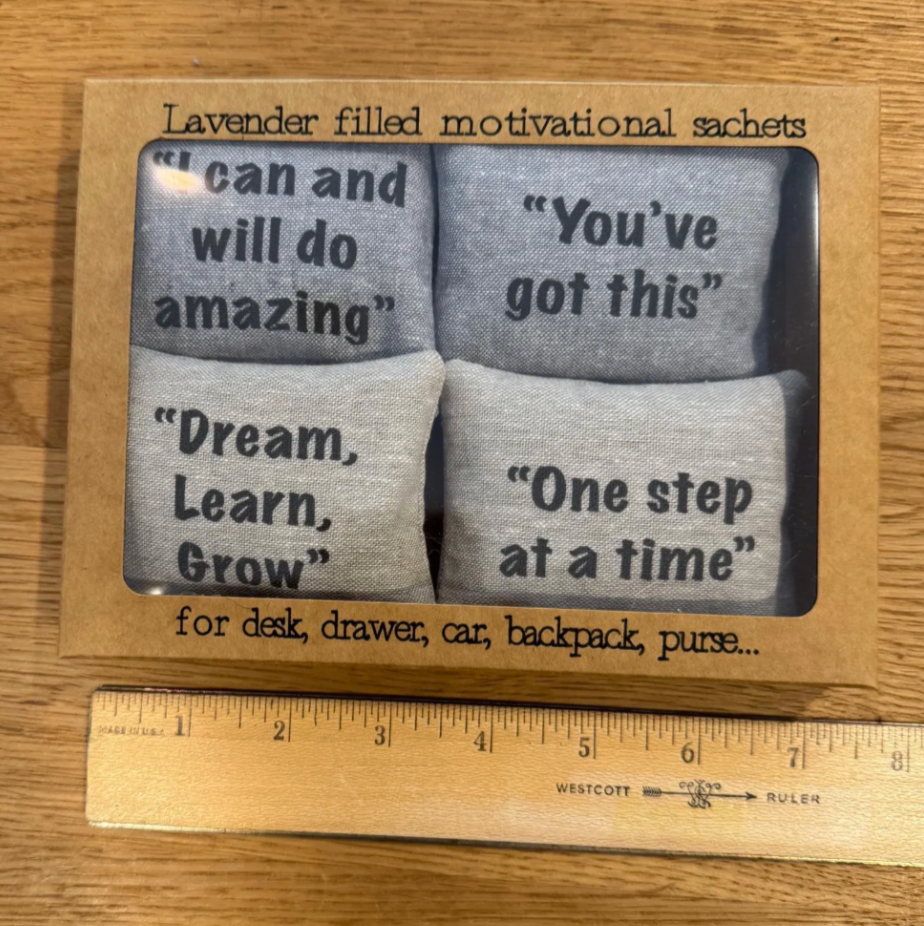 Bundle of Motivational Sachets (4) - brown box